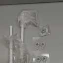 2 Pack White Hat Racks for Baseball Caps, Stainless Steel Hat Organizer for Baseball Cap, Hat Holder Storage Organizer, Hat Hanger Strong Adhesive/Wall Drilled for Door, Bedroom, Closet(8.26 in)