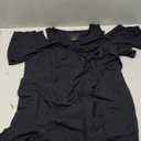 1X Black Cold Shoulder Scoop Neck Basic 22/24 (X-Large)