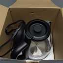 Chefman 1.7-Liter Electric Tea Kettle w/ Borosilicate Glass and Automatic Shutoff - Black