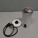 Secura Electric Milk Frother, Automatic Milk Steamer, 4-IN-1 Hot & Cold Foam Maker-8.4oz/240ml Milk Warmer for Latte, Cappuccinos, Macchiato with Silicone Spatula, Silent Operation & Shut-off (White)