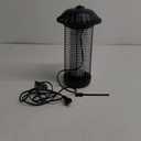 Buzbug LED Bug Zapper Indoor Outdoor, 10 Years Lifespan, 6.5ft Power Cord, IPX4 Waterproof, High-Voltage, Mosquito Zapper, Fly Trap Mosquito Trap, Fly Killer Fly Zapper -MO008C (New Black)