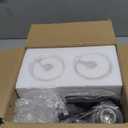 2-Light Black Bathroom Vanity Light, Bathroom Lights Over Mirror, Modern Vanity Lights with Clear Glass Shade, Farmhouse Light Fixtures Wall Mount Lamp for Living Room Mirror Cabinet Hallway