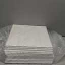 Bumusty Large Cork Board Alternative-36 x 24" Felt Bulletin Board Tiles, with 30 Pushpins, 40 Adhesive Tabs, 6-Pack Slat Wall Paneling, Cork Boards for Office Push Pin Board Felt Board-Milky White