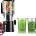 Masticating Juicer Attachment for KitchenAid Stand Mixer,Slow Cold Press Juicer for Kitchenaid Accessory with 4.5" Large Feed Chute,2 * 28oz Cups for Fruits & Vegetables by Aifeel