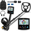 YELLOW JACKET Metal Detector for Adults, Professional and Higher Accuracy Metal Detector, Waterproof Gold Detector with Bigger LCD Display, 5 Mode, New Advanced DSP Chip, Strong Memory Mode