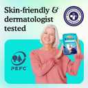 Because Maximum Incontinence Booster Pads, Adult Diaper Doubler Adds 2 Cups of Extra Absorbency, Discreet, Soft Leak Protection for Men & Women, Fits Inside Disposable Underwear, 20 Count