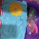 Polly Pocket Dolls, Playset and Travel Toys, 4 Dolls, 1 Vehicle, 25+ Accessories, Resort Roll Away