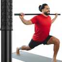 Yoga Stick - 5ft Bamboo Stretching Stick for Mobility, Flexibility, Balance with 20+ Video Tutorials, Stretching Equipment, Exercise Stick for Stretching, Posture Corrector, Physical Therapy Dowel Rod