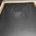 Board2by Magnetic Chalkboard Black Board 46 x 32, Extra Large Chalk Board Blackboard for Wall Decor, Easy-to-Erase Wood Framed Magnet Board, 4 Magnets for School, Home & Office (Rustic Brown)