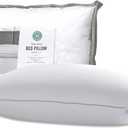 Martha Stewart White Down Pillows 600 Fill Power Luxury Hotel Bed Pillow Cooling Breathable Sleeping Pillows Made in USA, Jumbo