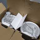 FULMINARE Air Purifiers for Bedroom H13 True HEPA Air Filter Quiet Air Cleaner With Night Light Portable Small Air Purifier for Home, Office, Living Room (White 2 Pack)