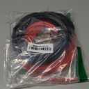 8 Gauge Wire (25ft Each - Red/Black) Copper Clad Aluminum CCA - Primary Automotive Wire,Car Amplifier Power & Ground Cable, 20PCS Lugs Terminal Connectors,20PCS 2:1 Heat Shrink Tubing