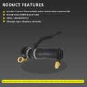 MUNIK LR049990 Radiator Hose 3-Piece Set For Range Rover L663 L405 L560 L320 L494 L462 L319 3.0 5.0 SC Peat # LR049990 LR045239