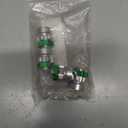 OGRC 12mm to 17mm Wheel Hex Adapter Aluminum Hub Extension Conversion Nuts for 1/10 RC Racing Tires (Green)