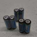 (6-Pack) 3.2V LiFePo4 14430 (14 x 43mm) 400mAh Rechargeable Battery for Solar Panel Light, Tooth Brush, Shaver, Flashlight