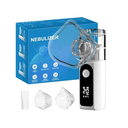 Medical Mesh Nebulizer for Adults and Kids, Advanced Digital Display with Adjustable Mist, USB-C Rechargeable & Battery Powered, Self-Cleaning, Portable with Masks & Mouthpiece for Home & Travel
