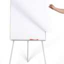 Whiteboard Easel 36" x 24" Height Adjustable, Magnetic Dry Erase Board with Tripod Stand, Portable Presentation Easel Includes Flip Chart Paper Pad (25 Sheets), Magnets & Eraser