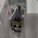 Chonsun Christmas Village 8.7 Inch Popcorn Shop with LED Lights Resin Village Houses Holiday Music with USB/3AA Batteries Rendering Atmosphere Christmas Decorations