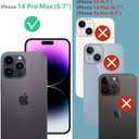 FNTCASE for iPhone 14 Pro Max Case: Military Grade Rugged Cell Phone Cover with Kickstand | Shockproof TPU Protection Bumper Matte Textured Design for iPhone 14 Pro Max Cases 6.7 inch