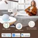 84" Oil Rubbed Bronze Smart Ceiling Fan with Light via WiFi Alexa Controls, Oil Rubbed Bronze/Walnut, 84 