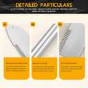 3pcs New Stainless Steel Multi-purpose Julienne Peeler, Vegetable Julienne Slicer Handheld, Quick & Easy Kitchen Shredder Tool, Comfortable Handle & Hanging Hole for Carrot, Cucumber