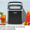 ICEMAN Dual-Size Ice Maker Countertop - Portable Ice Machine, Large and Small Ice Machine Maker with Self Cleaning, 9 Cubes in 7 Mins, 22lbs/24hrs, for Home, Kitchen, Office, Party, Ice Scoop Included