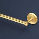 Gatco 5051 Designer II Towel Bar, 18 Inch, Brushed Brass | Wall Mounted Towel Holder for Bathroom