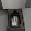 Memorial Lantern with Card - Sympathy Gift for Loss of Mom/Dad/Loved One, Bereavement Keepsake with Flickering Flame, Memory Lamp for Funeral Remembrance or Celebration (Black)