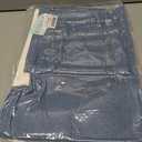 NIMIN Womens Mid Waist Boyfriend Jeans Summer Casual Lounge Loose Straight Wide Leg Y2K Pants with Pockets (Blue, S)