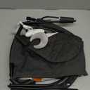 HKAI Baby Bouncer, Portable Baby Bouncer Seat for Babies 0-18 Months, 100% Cotton Fabrics, 3 Modes of use with Rocker and Stationary Options, Infant Rocker Chair with Hanging Toys-Dark Grey