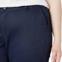 Amazon Essentials Women's Mid-Rise Slim-Fit Stretch Cotton Twill Cropped Capri Khaki Pants, US 16