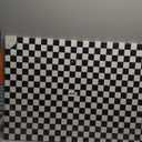 Buffalo Plaid Canvas Print Wall Art - Black and White Buffalo Checkered - Wall Decor Modern Artwork Paintings Pictures for Living Room Stretched and Framed Ready to Hang - 24" x 36"