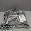 Clothes Rack - Large-Capacity Clothing Racks for Hanging Clothes with Lockable Wheels, Space-Saving Metal Coat Rack for Bedroom, Laundry Room, Entryway, 45.6" x 16.9" x 59", Silver