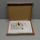 NOWHYX Family Handprint Kit, DIY Craft Keepsake Frame Baby Hand and Footprint Kit with 6 Paints, Unique Family Gifts for New Parents, Grandparents, Anniversary(COLOR:White)