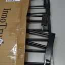 InnoTruth 27-36.6 in Wide Baby Gate for Stairs and Doorways, Black