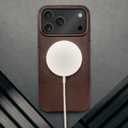 TORRO Premium Leather Case Compatible with iPhone 17 Pro Max 6.9 2025  Genuine Leather MagSafe Compatible, Ultra Slim Bumper Case (Dark Brown)