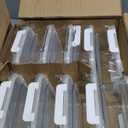 KOMUEE 10 Packs 30 oz Glass Meal Prep Containers,Glass Food Storage Containers with Lids,Airtight Lunch Bento Boxes,Microwave, Oven, Freezer and Dishwasher,White