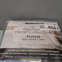 Mueller Ultratemp King Size Sheets Set, Super Soft 1800, 6 Piece, Deep Pocket up to 16" Bed Sheets, Transfers Heat, Breathes Better, Hypoallergenic, Wrinkle, Denim