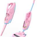 SMILESSKIDDO Kids Vacuum That Really Works - Toddler Toy Vacuum with 2 Nozzles, Sound and Ball Popping Action, Housekeeping Toys for Children Boys & Girls (Pink)