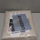 LAMIT 100% Blackout Natural Linen Curtains, 63 Inches Linen Textured Thermal Bedroom Curtains Back Tab and Rod Pocket Neutral Panels with White Liner for Farmhouse, 2 Panels, 52 x 63 Inch