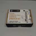 Purrfectzone Bidet Sprayer for Toilet, Handheld Sprayer Kit, Cloth Diaper Sprayer Set - Easy to Install - Stainless Steel