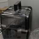 Gourmia Air Fryer 7 QT - Easy View Panorama Window & Interior Light, Guided Cooking with 12 One-Touch Presets, FryForce 360, Dishwasher Safe Accessories, Black