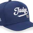 Officially Licensed MLBPA Baseball Hat Adjustable Snapback Cap, Embroidered Performance Curved Brim Hat for Men, Women & Kids (One Size, Navy)