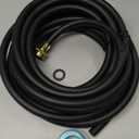 25FT Dehumidifier Drain Hose with 3/4 Inch FHT Connector, featuring Rust-Resistant Brass Fittings for Leak-Proof Connection, Perfectly Compatible with Most Dehumidifier Brands7 Length Options
