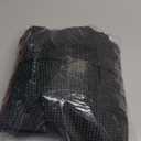 Kinghua Womens Wool Plaid Mini Skirt Fall Winter High Waisted Bodycon Pencil Skirt (Medium, Black)