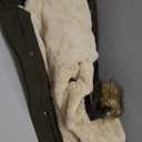 Mens Winter Coat Warm Thick Fleece Lined Parka Long Trench Jacket Hood Outdoor Over Coat Plus Size with Pocket, Size 16