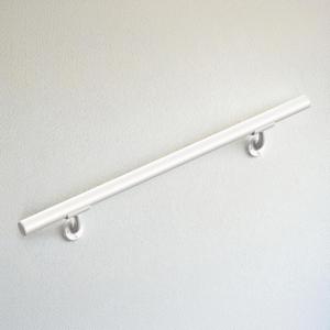 Meranti Aluminum Handrail for Indoor or Outdoor Steps and Stairs  Hand Rails for Elderly  DIY Complete Stair Railing Kit (AHR, Glossy White, 3' Length)