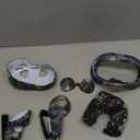 Rechale Silicone Cover Set Compatible with Oculus/ Meta Quest 3S, VR Accessories for Meta Quest 3S, Protective Cover Set Includes Controller Grip Cover, Face Cover, VR Shell Cover (Phantom)