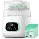 Upgraded Baby Bottle Washer and Sterilizer, All-in-One Cleaning Machine for Bottles & Parts, Gift for New Moms