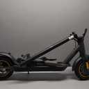 Electric Scooter 10'' Solid Tires 600W Peak Motor Up To 20Miles Range And 19Mph Speed For Adults - Portable Folding Commuting Scooter